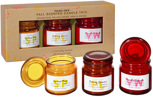 Fall Scented Candle Trio
