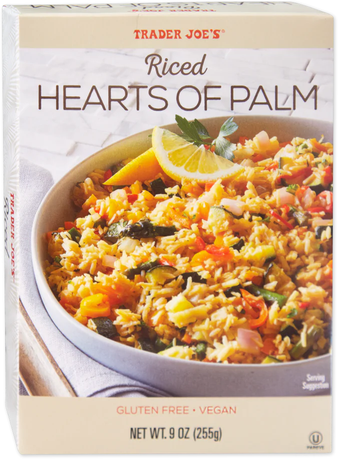 Riced Hearts of Palm