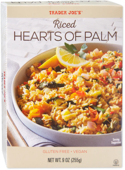 Riced Hearts of Palm