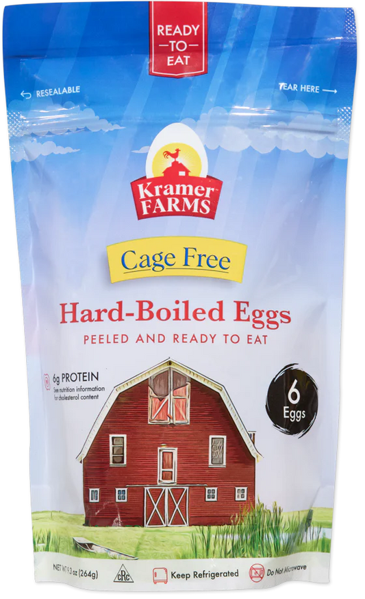 Kramer Farms Cage Free Hard-Boiled Eggs (LIMITED)