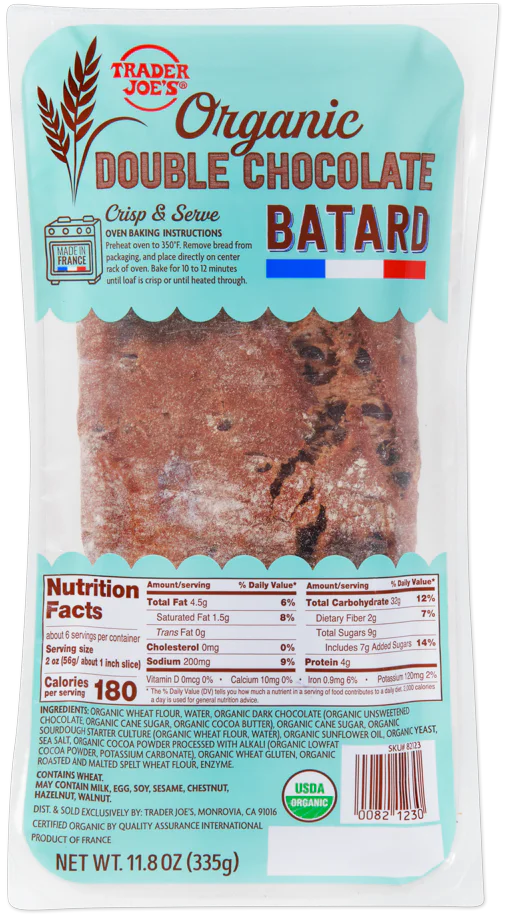 Organic Double Chocolate Batard