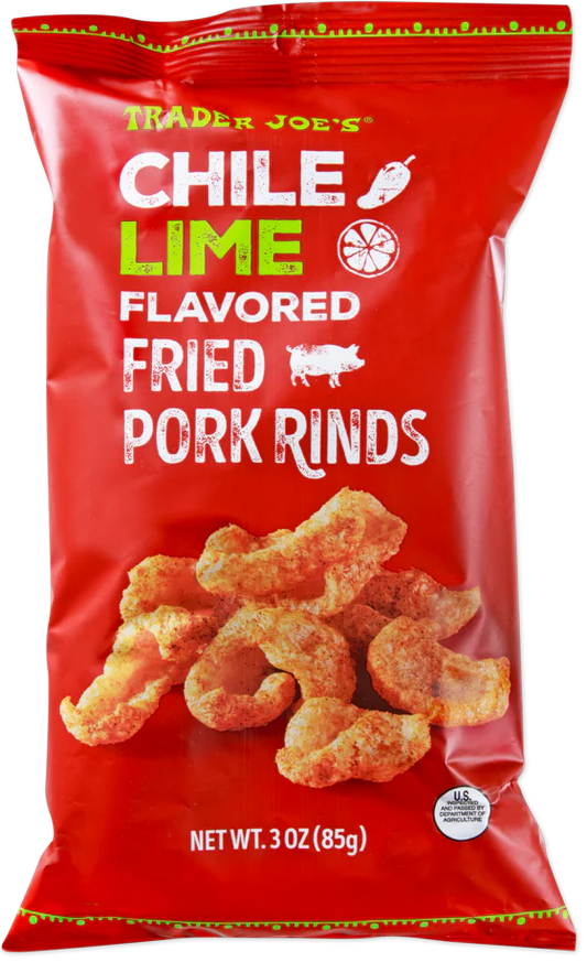 Chile Lime Flavored Fried Pork Rinds