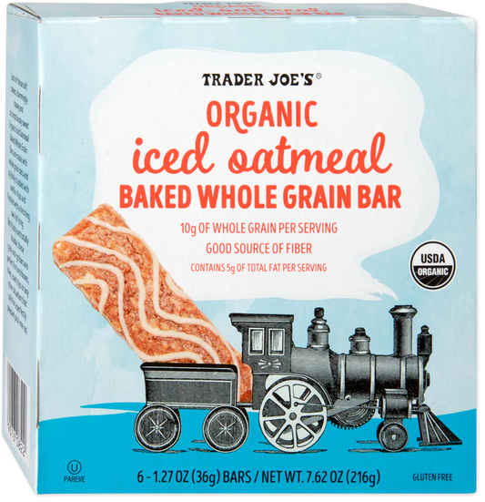 Organic Iced Oatmeal Baked Whole Grain Bar