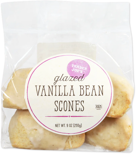 Glazed Vanilla Bean Scones