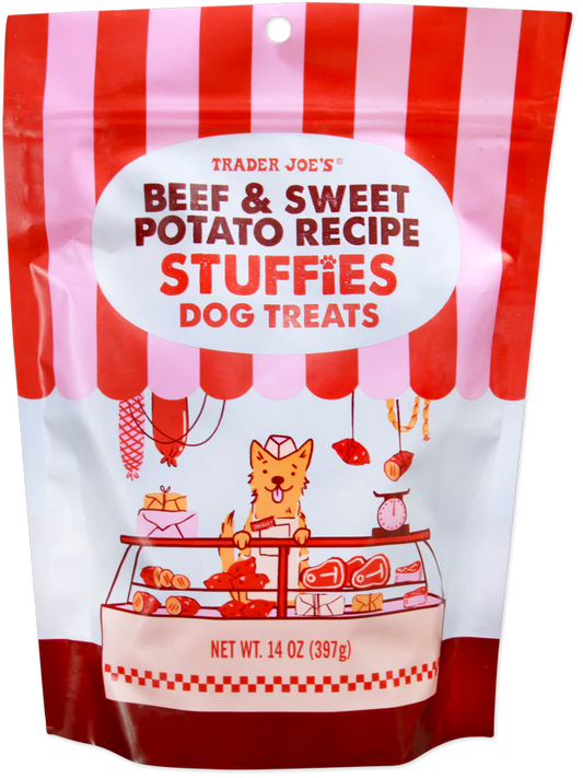 Beef & Sweet Potato Recipe Stuffies Dog Treats