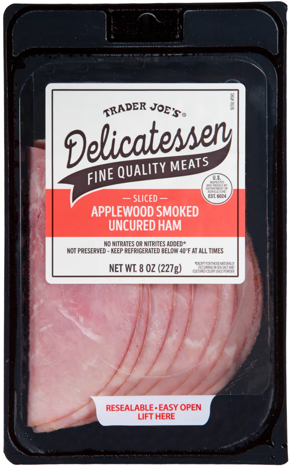 Sliced Applewood Smoked Uncured Ham