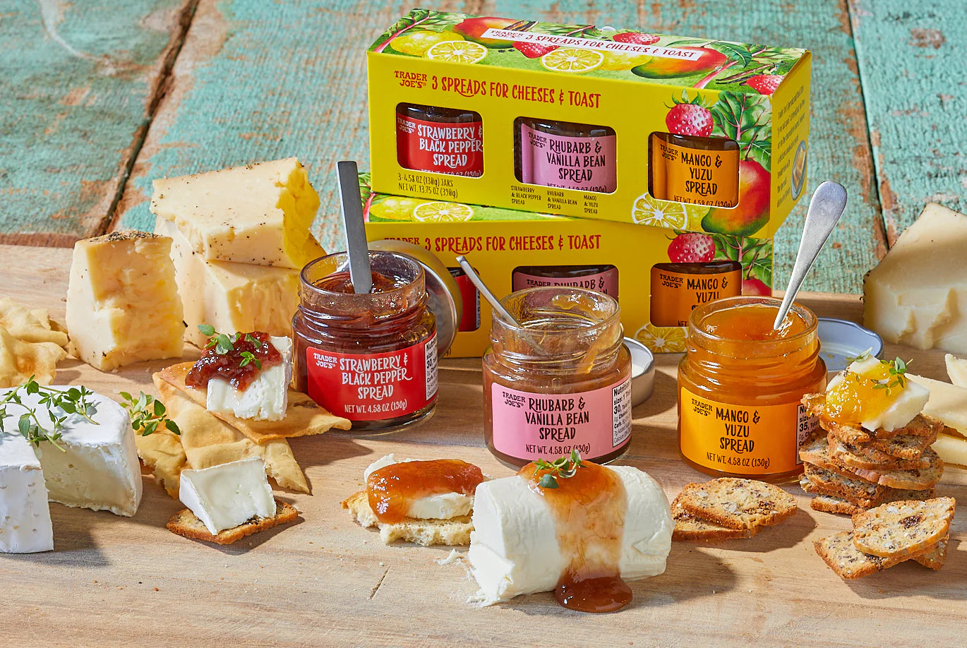 3 Spreads for Cheeses & Toast (LIMITED)