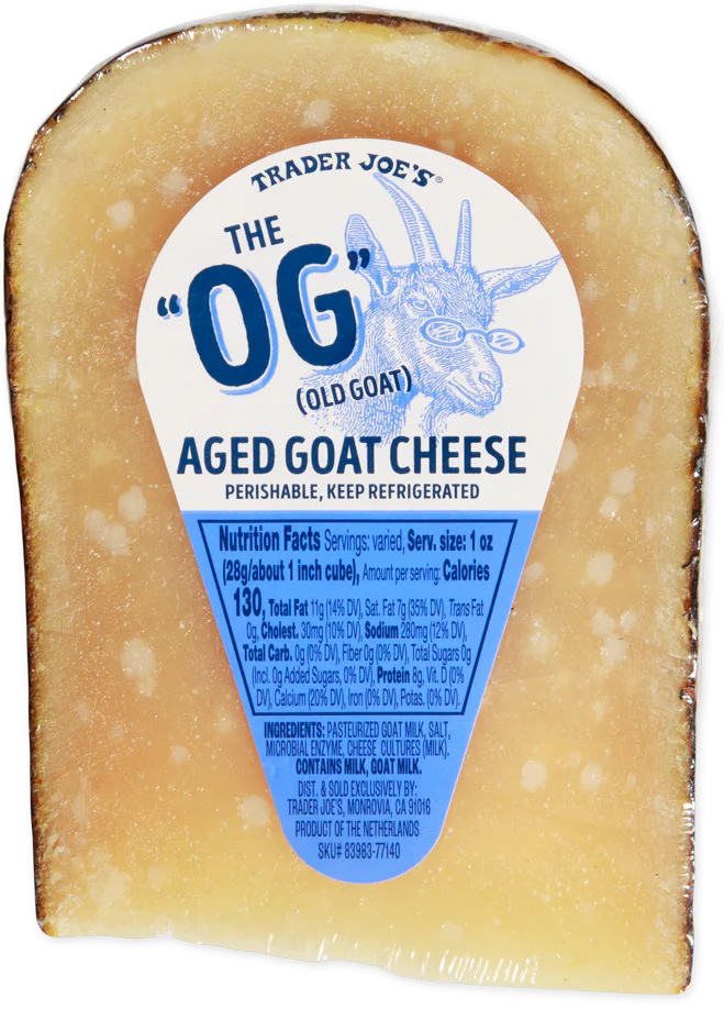 The "OG" (Old Goat) Aged Goat Cheese (LIMITED-APRIL)