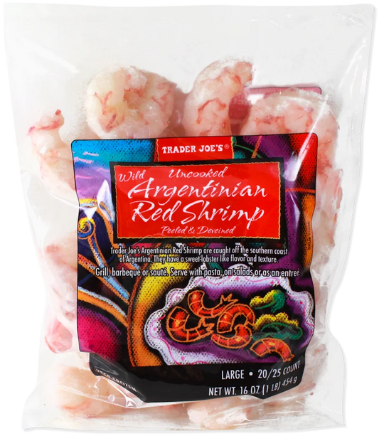 Wild Raw Argentinian Red Shrimp