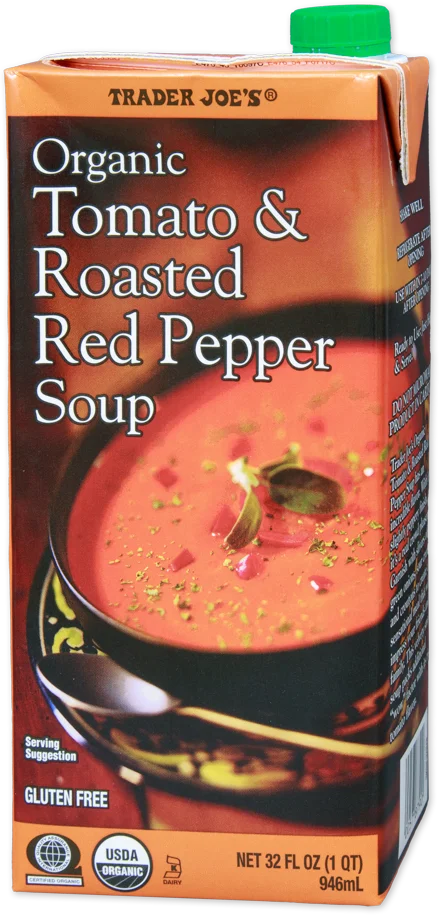 Organic Tomato & Roasted Red Pepper Soup