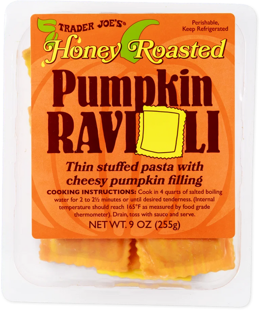 Honey Roasted Pumpkin Ravioli (SEASONAL)
