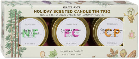 Holiday Scented Candle Trio (LIMITED)