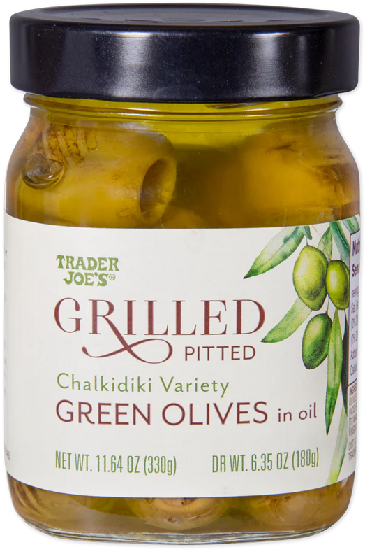 Grilled Pitted Green Olives