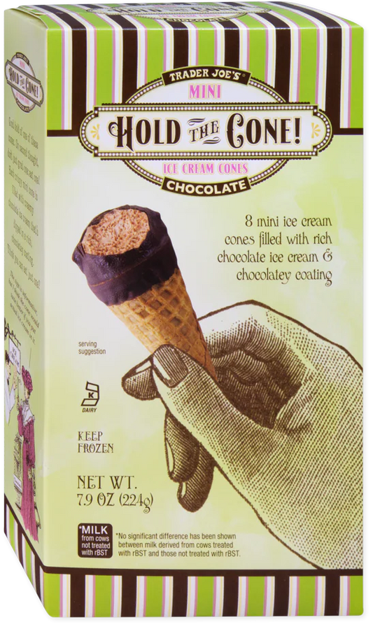 Chocolate Hold the Cone! Mini Ice Cream Cones