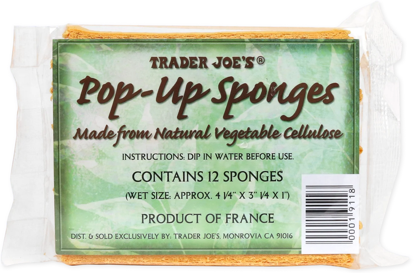 Pop-Up Sponges