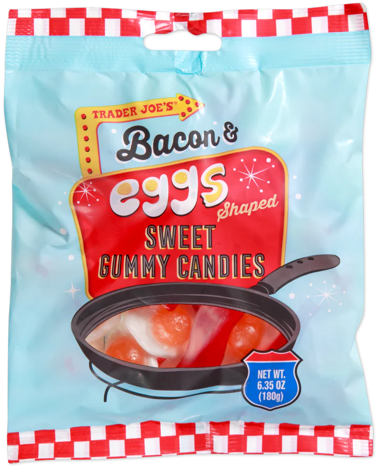 Bacon & Eggs Shaped Sweet Gummy Candies
