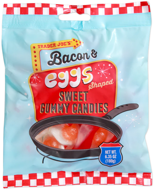 Bacon & Eggs Shaped Sweet Gummy Candies