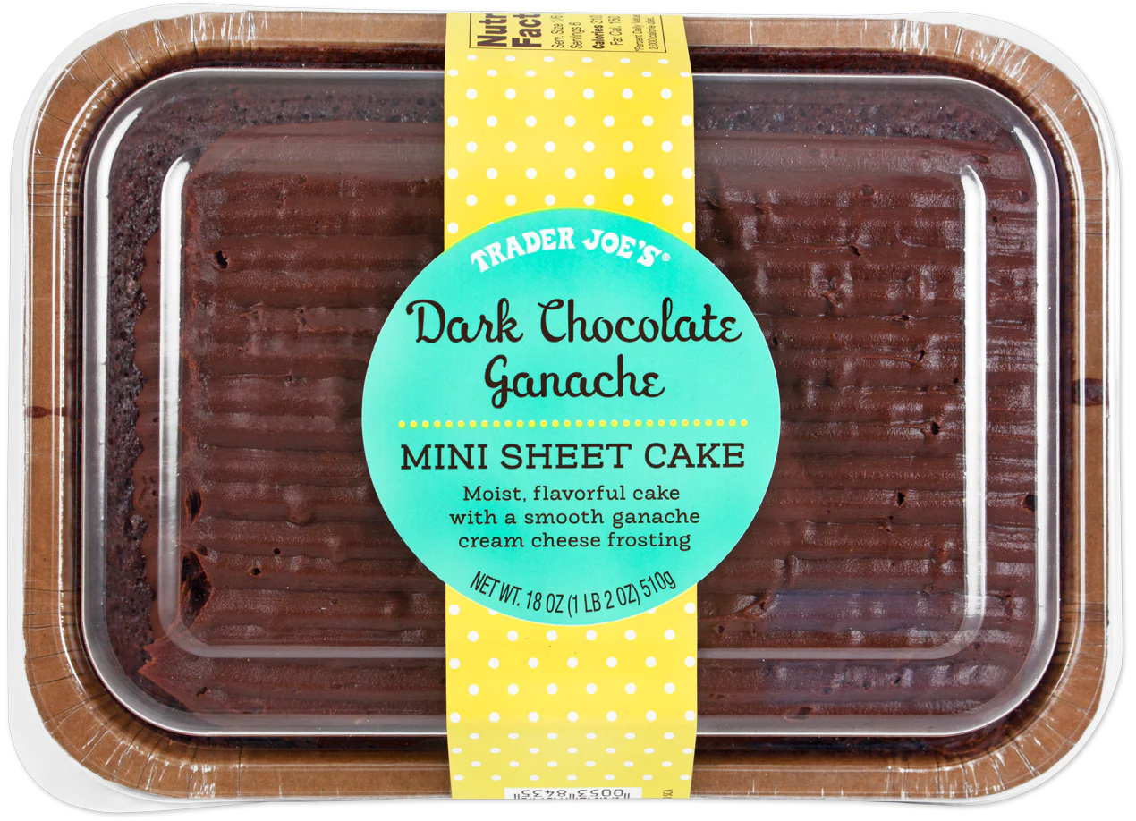 Dark Chocolate Ganache Mini Sheet Cake