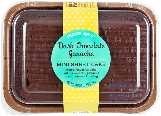 Dark Chocolate Ganache Mini Sheet Cake