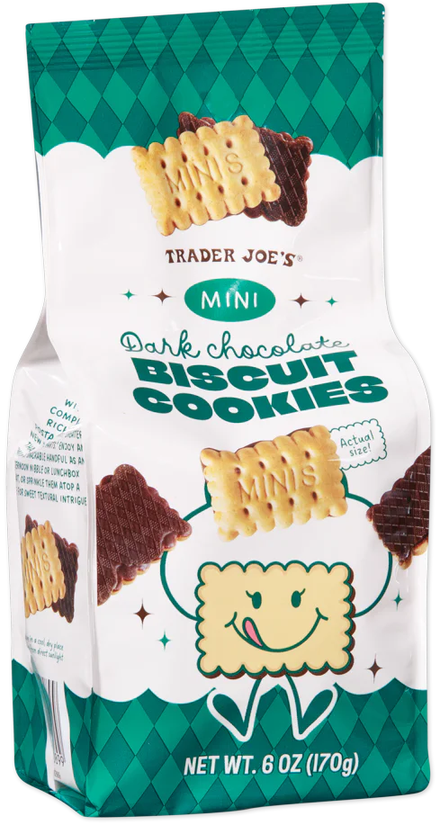 Mini Dark Chocolate Biscuit Cookies