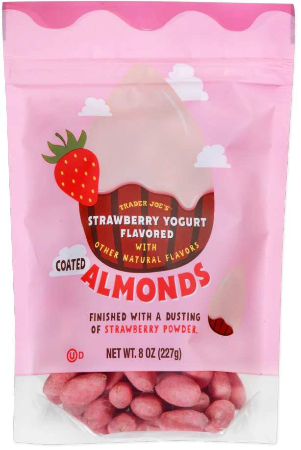 Strawberry Yogurt Flavored Coated Almonds (LIMITED-SUMMER)