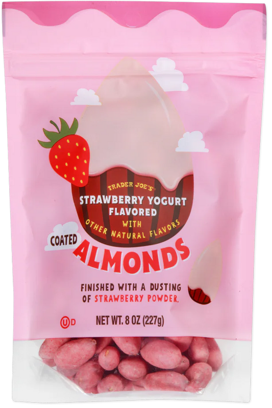 Strawberry Yogurt Flavored Coated Almonds (LIMITED-SUMMER)