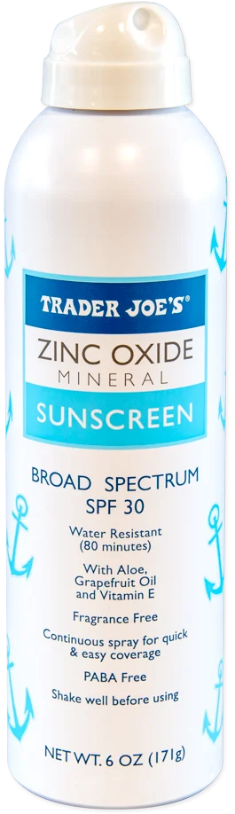 Zinc Oxide Mineral Sunscreen Spray SPF 30