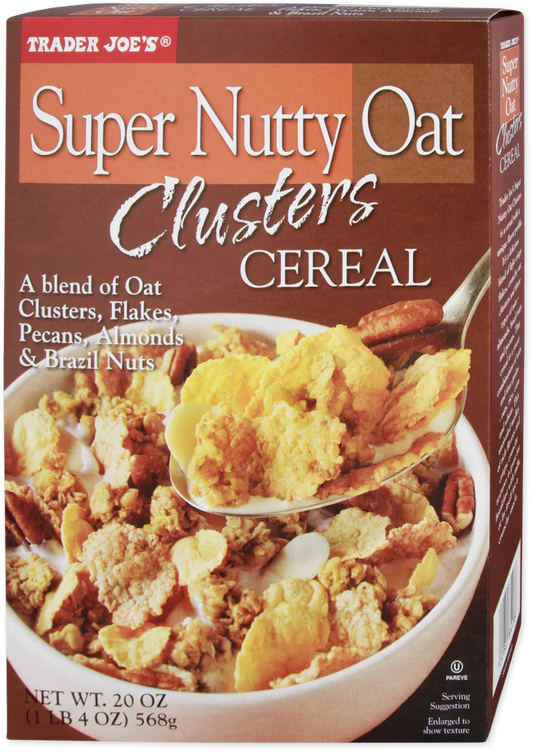 Super Nutty Oat Clusters Cereal