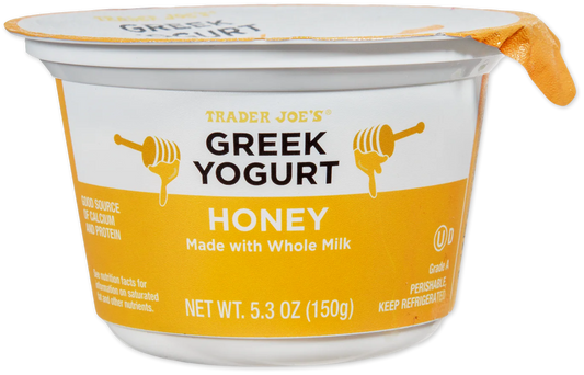 Greek Yogurt Honey Made with Whole Milk