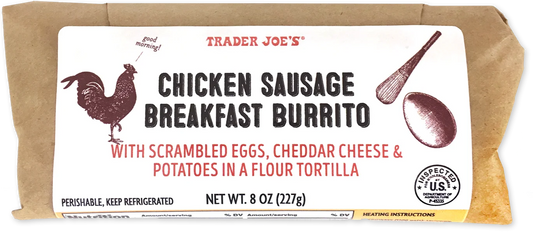 Chicken Sausage Breakfast Burrito