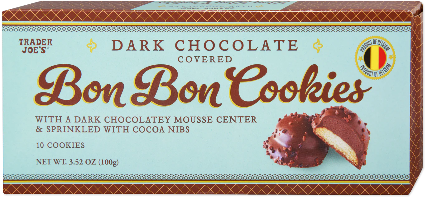 Dark Chocolate Covered Bon Bon Cookies