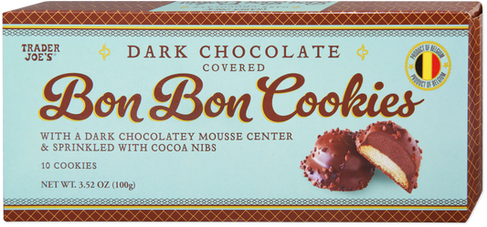 Dark Chocolate Covered Bon Bon Cookies