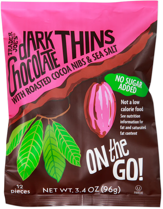 Dark Chocolate Thins On the Go! No Sugar Added