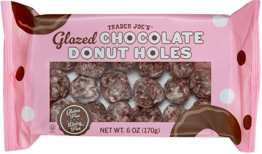 Glazed Chocolate Donut Holes