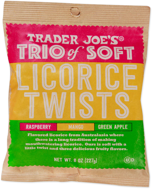 Trio of Soft Licorice Twists