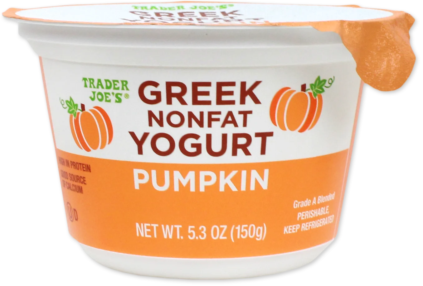 Greek Nonfat Pumpkin Yogurt (LIMITED-FALL)