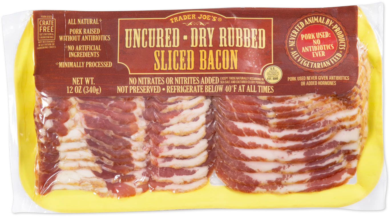 Uncured Dry Rubbed Sliced Bacon