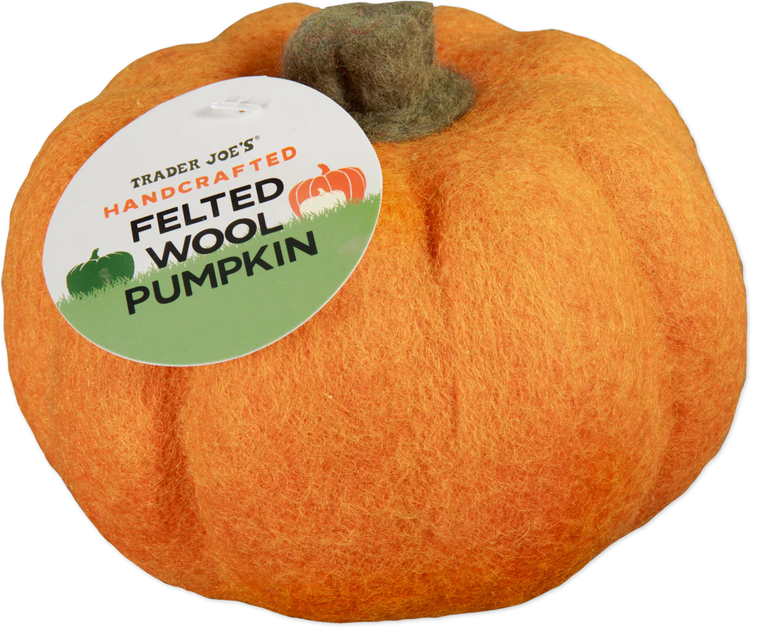 Handcrafted Felted Wool Pumpkin (LIMITED-FALL)