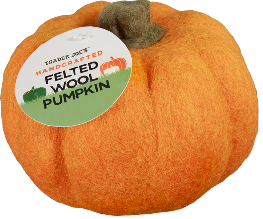 Handcrafted Felted Wool Pumpkin (LIMITED-FALL)