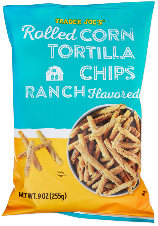 Ranch Flavored Rolled Corn Tortilla Chips