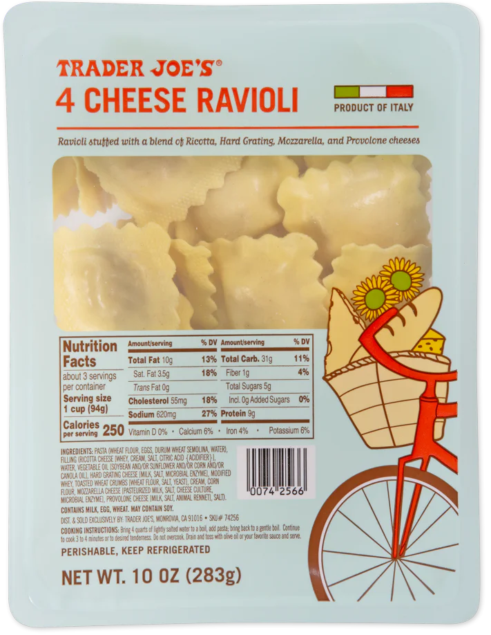 4 Cheese Ravioli
