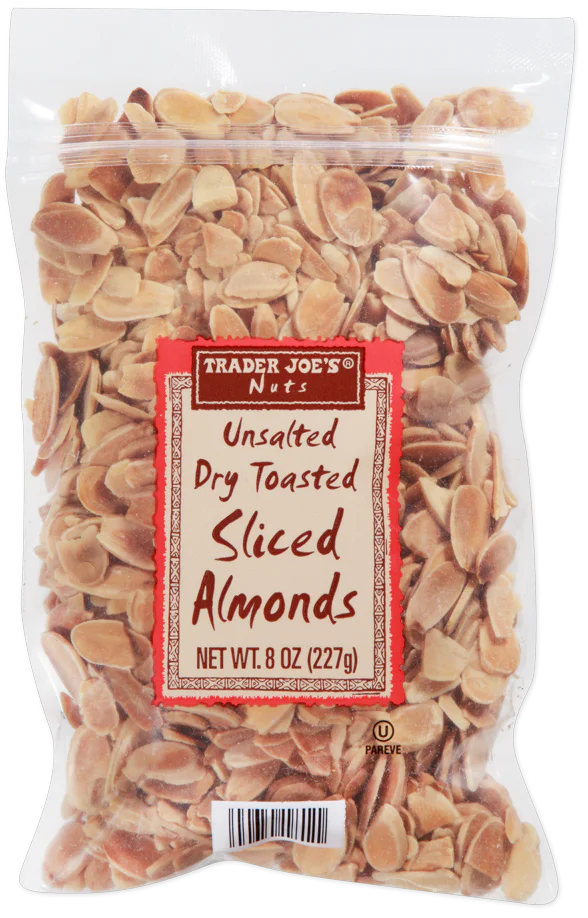 Unsalted Dry Toasted Sliced Almonds