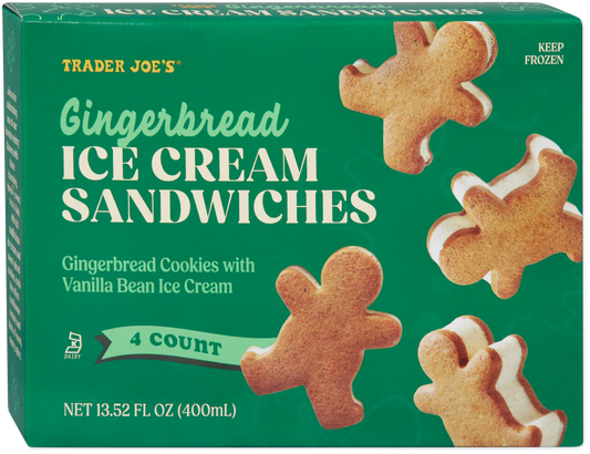 Gingerbread Ice Cream Sandwiches (LIMITED)