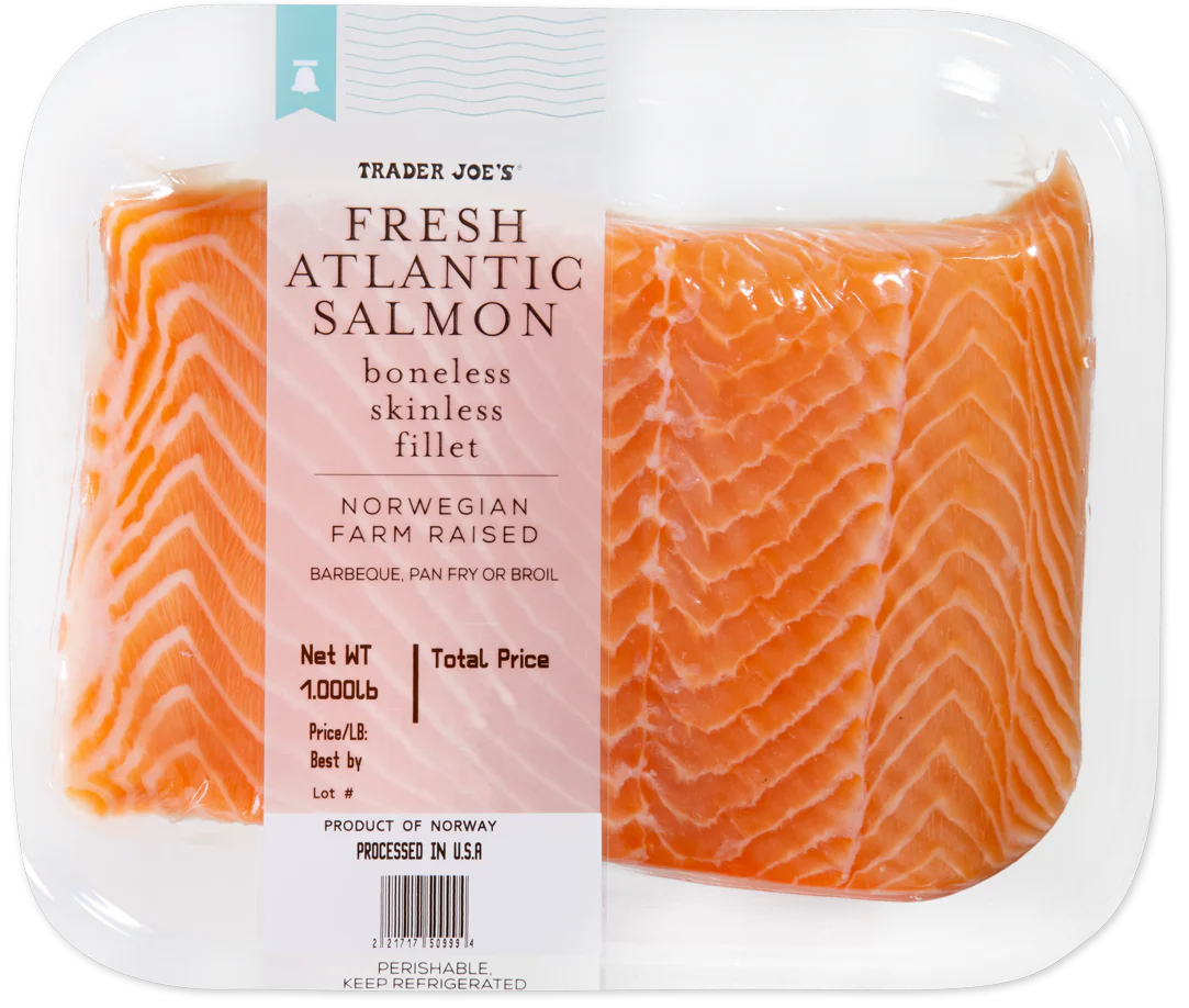 Fresh Atlantic Salmon Boneless Skinless Fillet