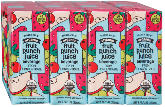Organic Fruit Punch Juice Beverage