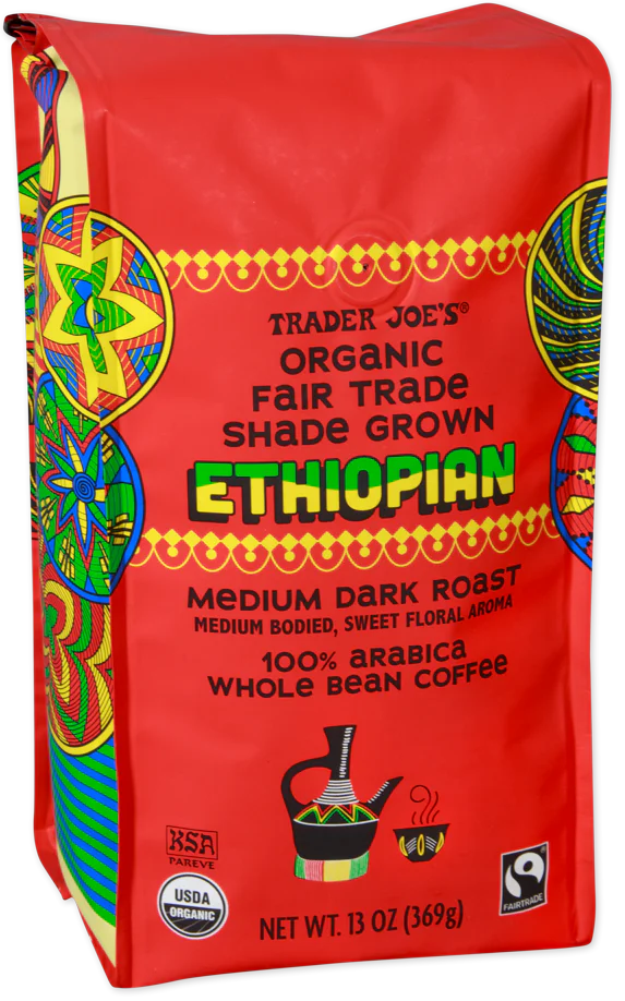 Organic Fair Trade Shade Grown Ethiopian Coffee
