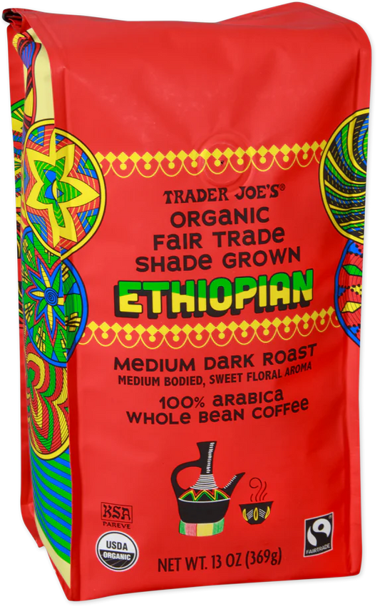 Organic Fair Trade Shade Grown Ethiopian Coffee