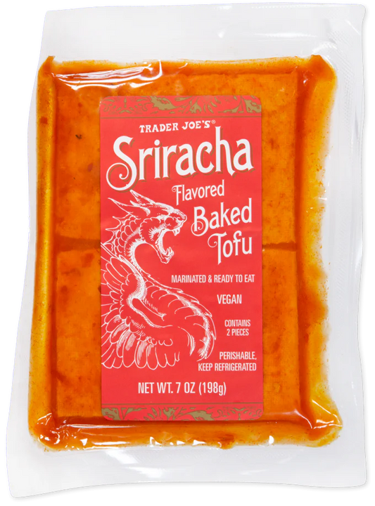 Sriracha Flavored Baked Tofu