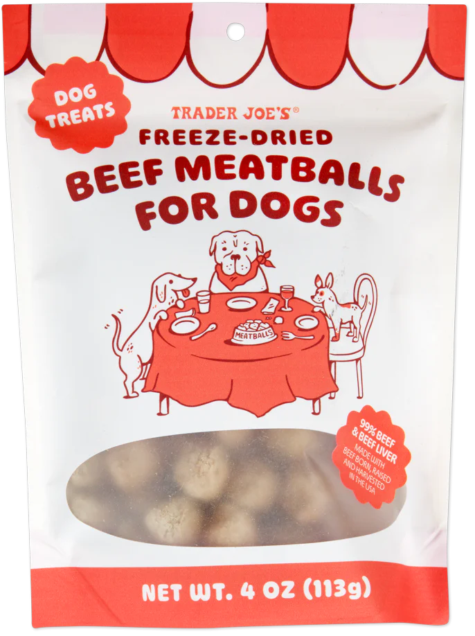 Freeze-Dried Beef Meatballs for Dogs