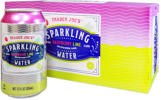 Raspberry Lime Sparkling Water